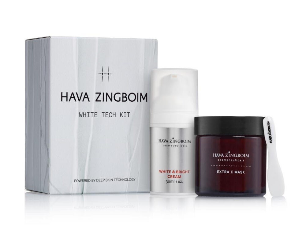 ערכת הבהרה - קרם הבהרה  -WHITE AND BRIGHT  + EXTRA C MASK