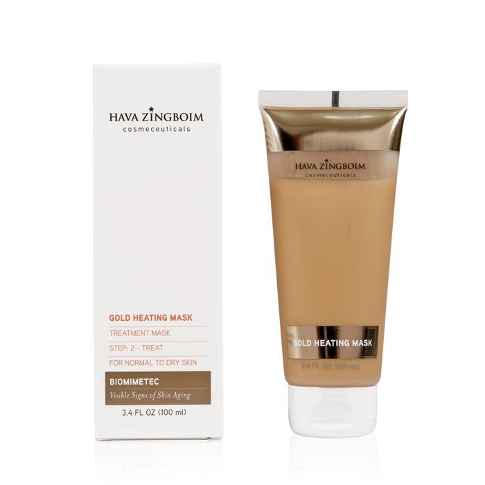 מסכת זהב GOLD HEATING MASK - ריקי פיקל - קליניקה לקוסמטיקה פרא רפואית