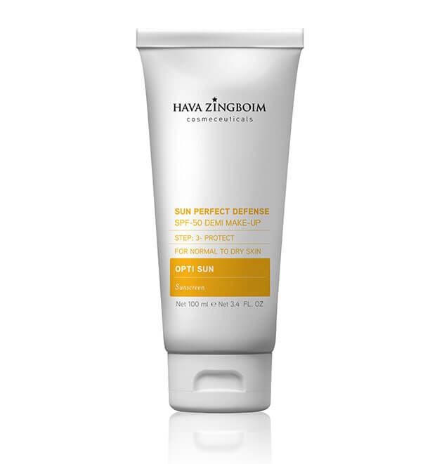 מקדם הגנה 50 SPF דמי מייק אפ - ריקי פיקל - קליניקה לקוסמטיקה פרא רפואית